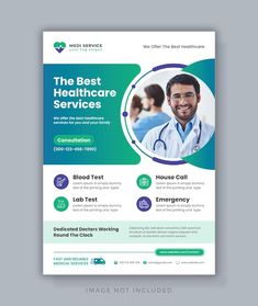 the best healthcare services flyer template