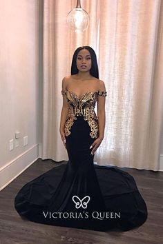 Black And Gold Prom Dress, Royal Prom, Black Mermaid Prom Dress, Mermaid Gown Prom, Gold Prom, Gold Prom Dresses, Prom Girl Dresses, Custom Dress, Prom Dress Styles