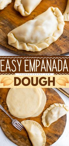 Empanada Dough How To Make Turnovers, Easy Empanada Dough, Homemade Empanada Dough, Empanada Dough Recipe, Empanadas Recipe Dough, Empanada Dough