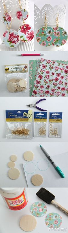 the supplies needed to make this diy paper doily