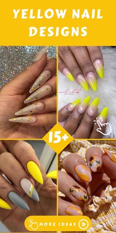 Capture the essence of sunshine in your winter look with these vibrant yellow nail designs. Elevate your manicure game with a pop of cheerful color that exudes positivity. From dazzling glitter details to delicate floral patterns, there's a design for every taste to brighten up those cold, dreary days. Embrace the radiance and infuse your fingertips with a burst of energy and joy this season. Sprinkle some warmth on your nails and let them shine as brilliantly as you do!