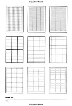 four different grids are shown in this worksheet