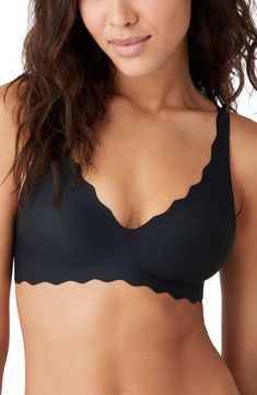 b.tempt'd by Wacoal B.Wow'd Wireless Convertible T-Shirt Bra | Nordstrom Curated Closet, Wrap Jumpsuit, Convertible Bra, Adhesive Bra, Demi Bra, Wireless Bra, Scalloped Edges, T Shirt Bra, Bra Women