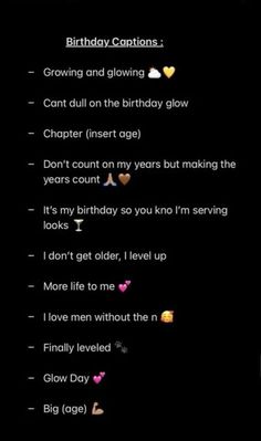 Captions Snapchat, Happy Birthday Captions, One Word Instagram Captions, Short Instagram Quotes, Witty Instagram Captions, Birthday Quotes For Me, Birthday Captions Instagram, Clever Captions For Instagram