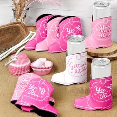 Faster shipping. Better service Cowgirl Party Decorations, Bachelorette Party Drinks, Slim Drink, Cowgirl Bachelorette Parties, Drink Covers, Pink Cowboy, Girls Party Favors, Rodeo Birthday, Cowgirl Bachelorette