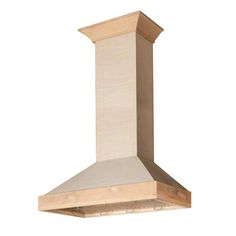 ZLINE 30 Unfinished Wooden Wall Mount Range Hood (KBUF-30) Range Hoods ZLINE Zline Range, Wooden Range Hood, Range Hood Insert, Zline Kitchen, Kitchen Ventilation, Stainless Steel Hood, Wall Mount Range Hood, Range Hoods, Raw Wood