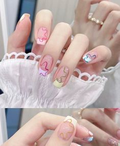 Art Negative Space, White Tips, Summer Nail Art, Punk Nails, Fancy Nails Designs, Korean Nails