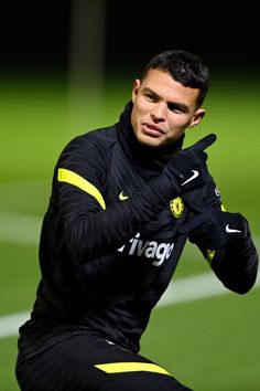 Thiago Silva In Black Jersey Brazil National Team, 22 September, Black Jersey, Athletic Men, Net Worth