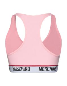 jersey, logo, solid color, stretch , Color: Light pink , Size: XS Color Light Pink, Jersey Logo, Bra Women, Color Light, Moschino, Light Pink, Sports Bra, Solid Color, Bra