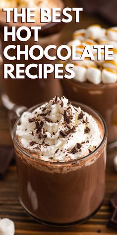 the best hot chocolate recipes for desserts