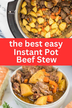 The Best Instant Pot Beef Stew features tender beef, hearty potatoes, and carrots all simmered in a rich, flavorful broth. This pressure cooker version is a quick and easy take on the classic, making it a go-to for healthy, homemade family dinners! #instantpot #instantpotrecipes #beefstew #beefrecipes #dinnerideas Pot Beef Stew, Potted Beef, Beef Stew Meat, Stew Meat, Beef Stew Recipe, Homemade Beef