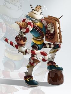 an image of a cartoon character holding a candy cane