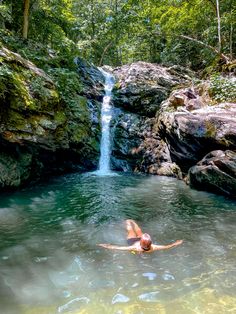 A woman swims in a pool at the base of a waterfall West Virginia Hiking, West Virginia Waterfalls, Virginia Waterfalls, Girlfriend Trips, Amazing Waterfall, Waterfall Trail, Chasing Waterfalls