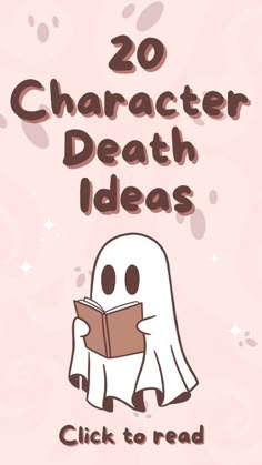 Discover 20 unique and creative character death ideas perfect for writers looking to add depth and emotion to their stories. From heroic sacrifices and tragic flaws to deaths by nature and betrayal, find inspiration to make your character’s exit impactful and memorable. Ideal for authors, screenwriters, and anyone passionate about storytelling. Pin now for your next writing project!  characters, writing, writer, character deaths, death Writing Prompt, horror, horror writer, ghosts, halloween, How To Write A Book, Novel Writing, Fantasy, Story Aesthetic, hacks, writing tips, fiction, pink ghost, reading, plot hole, plot twists, Book Covers Aesthetic Ideas, How To Draw Fictional Characters, What To Write Stories About, Fiction Ideas Writing, Plot Twist Prompts, Fiction Writer Aesthetic, Witch Book Title Ideas, Me As A Book Character, Reasons To Kill A Character