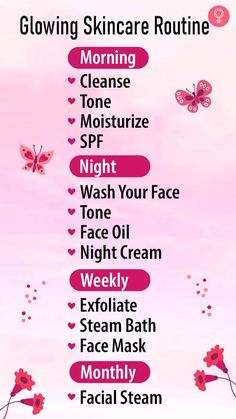 Skin Care Things, Natural Face Skin Care, Good Skin Tips, Beauty Tips For Glowing Skin, Perfect Skin Care Routine, Grooming Tips, Glowing Skincare, Morning Skin Care Routine, Facial Skin Care Routine