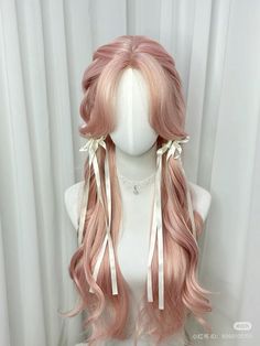 Wigs Pink, Fairytale Hair, Hair Stages, Gyaru Hair, Hair Stayl, High Fashion Hair