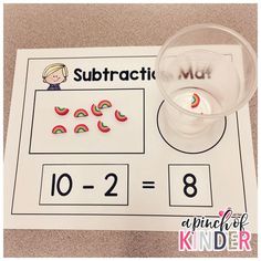 subtract worksheet with water and numbers for kids to practice addition skills