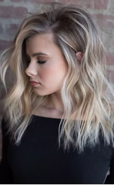 Medium Blonde Hair, Hair Colorful, Shadow Root, Balayage Blonde, Brown Blonde Hair, Long Blonde, Balayage Highlights