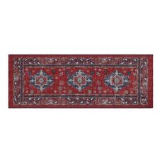 60" x 22" Vintage Persian Medallion Kitchen Runner Rug Red - Threshold™ Rug Under Piano, Kitchen Color Red, Room Inspired, Coffee Sweater, Printed Rug, Rug Runner Kitchen, Vintage Medallion, Kitchen Runner Rug, Persian Design