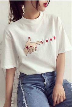 Size Shoulder Bust sleeve Length. We will work with you to until you are satisfied. Still have another enquiries?. Our Product. Korean Fashion Ideas, Korean Fashion Summer, Korean Fashion Outfits, Korean Fashion Women, 자수 디자인, Blouse Short Sleeve, Korean Fashion Trends, Ulzzang Boy, Summer Blouses