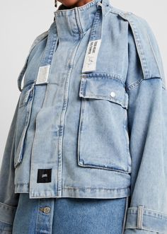 Pola Jaket, Ropa Upcycling, Denim Wear, Denim Ideas, Jeans Rock, Creation Couture, Denim Trends