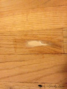 a piece of wood that has been stained white