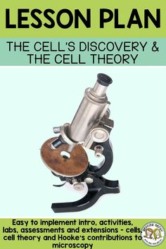 the book cover shows an image of a microscope and its contents, with text on it