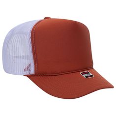 Otto Trucker 39-165 - Split Colors - Premium  from Otto Caps - Just $9.95! Shop now at Pat's Monograms Solid Color Snapback Trucker Hat For Streetwear, Solid Snapback Trucker Hat For Streetwear, 5-panel Snapback Hat For Sports Events In Summer, 5-panel Snapback Hat For Summer Sports, 5-panel Snapback Hat For Sports Events, Summer 5-panel Snapback Hat For Sports Events, Summer 5-panel Baseball Cap For Sports Events, Summer 5-panel Hats For Sports Events, Solid Trucker Hat For Sports In Summer