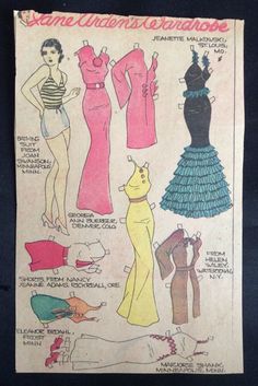 an old fashion pattern for women's swimsuits from the 1950's