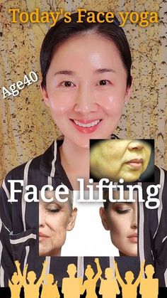 Face Lift Exercises, Face Massage Anti Aging, Face Massage Techniques, Facial Routine Skincare, Facial Massage Routine, Natural Face Lift, Face Yoga Exercises, Face Yoga Facial Exercises, Facial Yoga