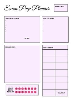 2Week Exam Prep purple.pdf weekdayplanner #motermplanner. Exam Prep Planner, 2 Weeks Before Exam Study Plan, Sanrio Journal, Ipad Templates, Revision Planner, Psychology Study, Study Guide Template, Study Planning, Exam Planner