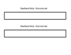 the instructions for how to make a headband strip with glue on top and bottom