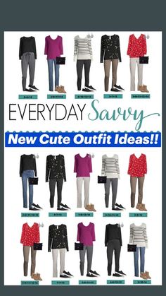 Basic Wardrobe Outfits, Capsule Wardrobe Outfit Ideas, Clothes Basics, Style Help, Cute Winter Outfit, Casual Work Outfits Women, Capsule Wardrobe Work, Capsule Wardrobe Outfits