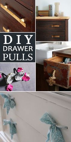 diy drawer pulls are easy to make and can be used as decorations or wall hangings