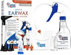 WaxBgone Ear Wax Removal Kit with SoftSpray Ear Irrigation Tips for Safe and Effective Earwax Removal - Complete Ear Cleaning Kit for Adults and Kids - Includes Ear Wax Removal Softening Drops Ear Cleaning Kit, Ear Wax Removal Kit, Earwax Removal, Ear Wax Removal Tool, Ear Wax Removal, Ear Cleaning, Ear Wax, Dropper Bottles, Cleaning Kit