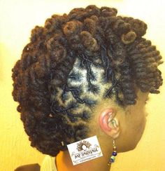 Locs Mohawk, Curly Locs, Curly Mohawk, Mohawk Styles, Beautiful Locs, Nappy Hair