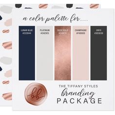 Blush Color Palette, Business Colors, Color Palette Pink, Hex Color Codes, Brand Color Palette, Color Palette Design