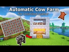 the automatic cow farm is now available for all minecraft players to play on their computer