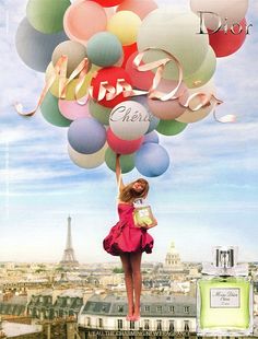 a woman in a pink dress is holding balloons with the caption, wishing you always fly