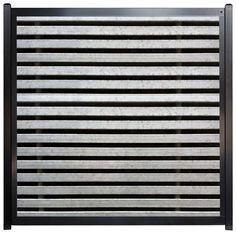 a black and white striped window with metal bars on the outside, against a white background