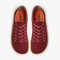 Introducing Gen 3, the latest iteration of our Origo line. Your everyday sneaker, in classic Burgundy cotton canvas. Lightweight, and easy to wear. Gen 3 offers an enhanced and roomier fit, taking the Origo collection to the next level. 100% Vegan. Be More Flexible, Sneaker For Women, Barefoot Shoes, Canvas Shoes Women, Retro Sneakers, Boots For Sale, Canvas Shoes, Derby, Cotton Canvas