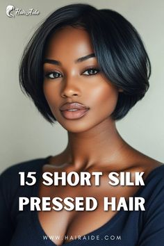 🌸✂️ Elevate your style with these 15 Short Silk Pressed Hair Ideas. From edgy cuts to classic styles, silk press enhances your hair's natural luster and smoothness. #SilkPressHair #StylishCuts Short Hair Silk Press, Silk Pressed Hair, Edgy Natural Hair, Short Silk Press, Silk Press Hairstyles, Pressed Hair, Silk Press Hair, Straightening Natural Hair, Face Cut