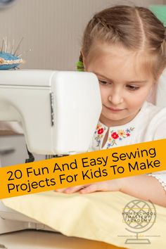 First Sewing Projects For Kids, Easy Sewing For Kids, Simple Sewing Projects For Kids, Easy Kids Sewing Projects, Bee Sewing, Easy Sewing Projects For Kids, Girls Sewing Projects, Sewing Terms, Teaching Sewing