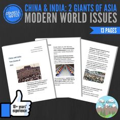 three books with the title china and india 2 giants of asia modern world issues 13 pages