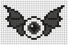 an image of a pixel style eye with glasses on it