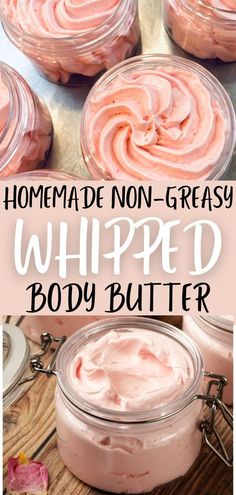 Easy Diy Body Butter, Easy Body Butter Recipes, Body Butter Recipes, Diy Whipped Body Butter, Whipped Body Butter Recipe, Diy Body Butter Recipes, Butter At Home, Homemade Lotion Bars, Diy Sugar Scrub Recipe