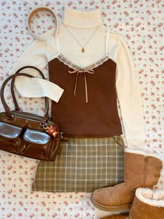 Lana Vinyl, Choco Girl, Preppy Chic Outfits, Blair Waldorf Gossip Girl, Digital Wardrobe, Inspo Fits, Coquette Fashion, Turtleneck Outfit, Preppy Vintage