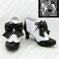 Butler Outfit, Party Boots, Black Butler Cosplay, Anime Party, Clothing Design Sketches, Ciel Phantomhive, Cosplay Shoes, Shoe Inspo, Pretty Shoes