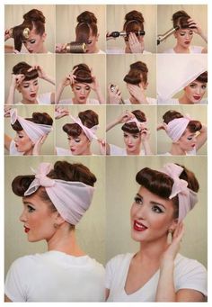 Makeup Tip, Hairstyle Tutorials, Bandana Hairstyles