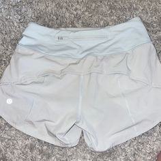 Brand New Condition Of Lululemon Speed Up Shorts. 4in High Rise Size 2 Lululemon Speed Up Shorts Outfit, Lululemon Speed Ups, Blue Lululemon Shorts, White Lululemon Shorts, Lululemon Set, Neon Yellow Shorts, Speed Up Shorts, Lulu Shorts, Blue Lululemon